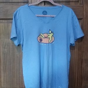 Life is Good blue T-shirt size xl